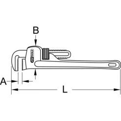 KSTOOLS® KS TOOLS Stahl-Einhand-Rohrzange, 350 Mm -Schlüssel Shop 31254767 5