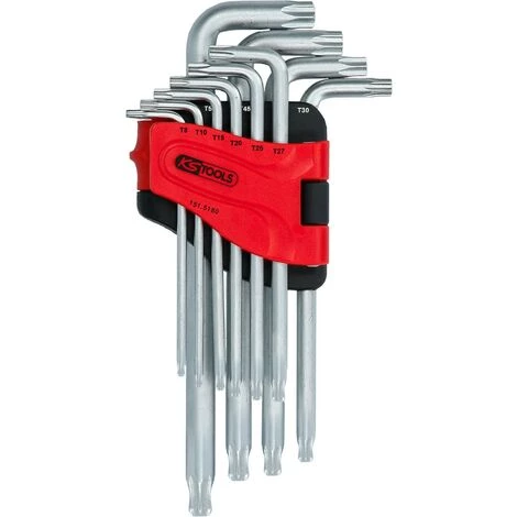 KSTOOLS® KS TOOLS Kugelkopf-Torx-Winkelstiftschlüssel-Satz, Lang, 10-tlg 4 KSTOOLS® KS TOOLS Kugelkopf-Torx-Winkelstiftschlüssel-Satz, Lang, 10-tlg – Bild 2