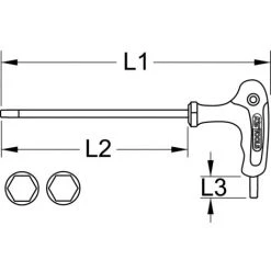 KSTOOLS® KS TOOLS T-Griff-Innensechskant-Schlüssel, 8mm -Schlüssel Shop 31259928 2