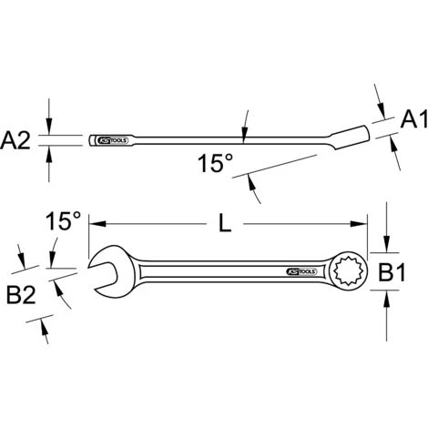 KSTOOLS® KS TOOLS Ringmaulschlüssel, Abgewinkelt, 8mm 7 KSTOOLS® KS TOOLS Ringmaulschlüssel, Abgewinkelt, 8mm – Bild 5