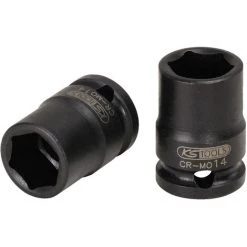 KSTOOLS® KS TOOLS 3/8" Sechskant-Kraft-Stecknuss, Kurz, 24mm
