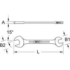 KSTOOLS® KS TOOLS Doppel-Maulschlüssel, 10x11mm -Schlüssel Shop 31267366 5