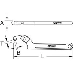 KSTOOLS KS TOOLS Gelenk-Hakenschlüssel Mit Zapfen, 15-35mm 6 KSTOOLS KS TOOLS Gelenk-Hakenschlüssel Mit Zapfen, 15-35mm -Schlüssel Shop 31267498 3