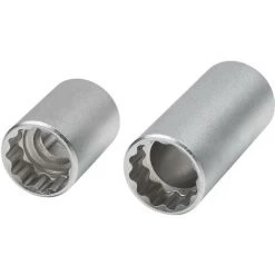 KSTOOLS KS TOOLS Motorhalter Stecknuss-Satz Für VAG, Extra Kurz, 2-tlg