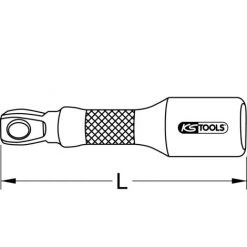 KSTOOLS® KS TOOLS 1/2" Kipp-Verlängerung, 50mm 7 KSTOOLS® KS TOOLS 1/2" Kipp-Verlängerung, 50mm -Schlüssel Shop 31269260 3