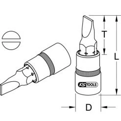 KSTOOLS® KS TOOLS 1/2" Bit-Stecknuss Schlitz, 12mm 5 KSTOOLS® KS TOOLS 1/2" Bit-Stecknuss Schlitz, 12mm -Schlüssel Shop 31270716 2