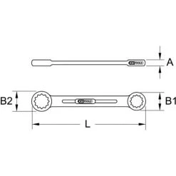 KSTOOLS® KS TOOLS ULTIMATEplus Doppel-Ringschlüssel, 8x9mm -Schlüssel Shop 31271237 3