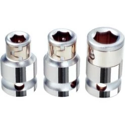 KSTOOLS® KS TOOLS 3/8" CHROMEplus Bit-Adapter-Stecknuss, Für 5/16"