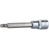 KSTOOLS® KS TOOLS 3/8" CHROMEplus Bit-Stecknuss Torx Mit Stirnlochbohrung,lang, TB25