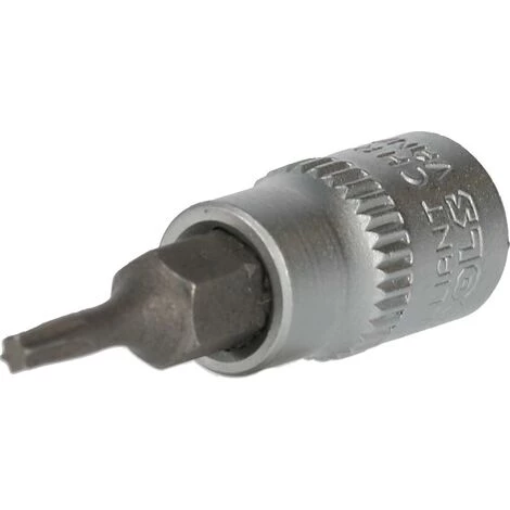 Brilliant Tools 1/4" Torx-Bit-Stecknuss, Mit Stirnlochbohrung, TB9 3 Brilliant Tools 1/4" Torx-Bit-Stecknuss, Mit Stirnlochbohrung, TB9