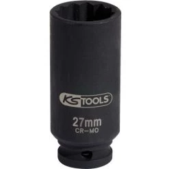 KSTOOLS KS TOOLS 1/2" Spezial-Gelenkwellen-Kraft-Stecknuss, 27mm