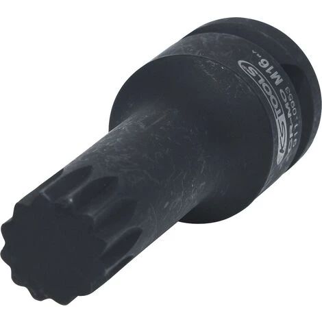 KSTOOLS KS TOOLS 1/2" Kraft-Bit-Stecknuss Vielzahn, Lang, M16 3 KSTOOLS KS TOOLS 1/2" Kraft-Bit-Stecknuss Vielzahn, Lang, M16