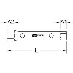 KSTOOLS KS TOOLS Rohrsteckschlüssel, 6x7mm -Schlüssel Shop 31276143 4