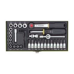 PROXXON-Feinmechaniker-Satz 1/4'' Vierkantantrieb 36 Tlg.