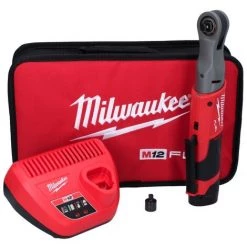 Milwaukee M12 FIR38-201B Akku Ratsche 12 V 75 Nm 3/8" ( 4933459798 ) Brushless + 1x Akku 2,0 Ah + Ladegerät + Tasche -Schlüssel Shop 31979443 4