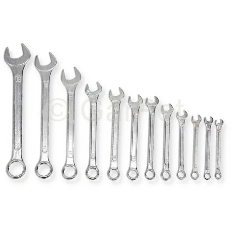 GARPET Schraubenschlüssel Set Maul Ring Schlüssel Gabelschlüssel Satz 12 Tlg 6-22 Mm 3 GARPET Schraubenschlüssel Set Maul Ring Schlüssel Gabelschlüssel Satz 12 Tlg 6-22 Mm