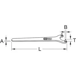 KSTOOLS® KS TOOLS Zweilochmutterndreher, 25mm 7 KSTOOLS® KS TOOLS Zweilochmutterndreher, 25mm -Schlüssel Shop 32872127 3