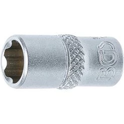 BGS Technic Steckschlüssel-Einsatz Super Lock | Antrieb Innenvierkant 6,3 Mm (1/4") | SW 8 Mm