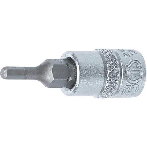 BGS Technic Bit-Einsatz | Antrieb Innenvierkant 6,3 Mm (1/4") | Innensechskant 3 Mm 3 BGS Technic Bit-Einsatz | Antrieb Innenvierkant 6,3 Mm (1/4") | Innensechskant 3 Mm