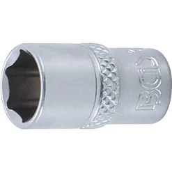 BGS Technic Steckschlüssel-Einsatz Sechskant | Antrieb Innenvierkant 6,3 Mm (1/4") | SW 10 Mm