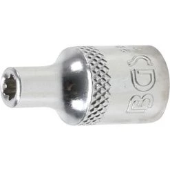 BGS Technic Steckschlüssel-Einsatz | E-Profil | Antrieb Innenvierkant 6,3 Mm (1/4") | SW E4