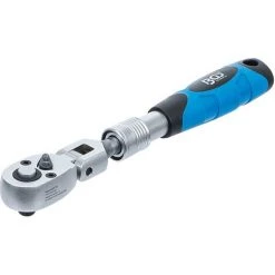 BGS Technic Umschaltknarre, Ausziehbar, Abwinkelbar | Abtrieb Außenvierkant 6,3 Mm (1/4") | 175 - 225 Mm -Schlüssel Shop 32880032 5
