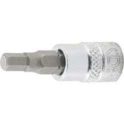BGS Technic Bit-Einsatz | Antrieb Innenvierkant 6,3 Mm (1/4") | Innensechskant 3/16"
