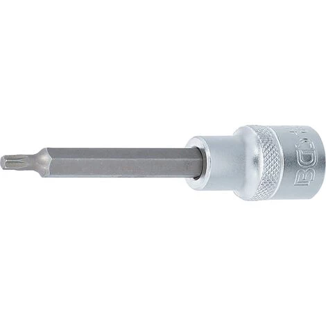BGS Technic Bit-Einsatz | Länge 100 Mm | Antrieb Innenvierkant 12,5 Mm (1/2") | T-Profil (für Torx) T25 3 BGS Technic Bit-Einsatz | Länge 100 Mm | Antrieb Innenvierkant 12,5 Mm (1/2") | T-Profil (für Torx) T25