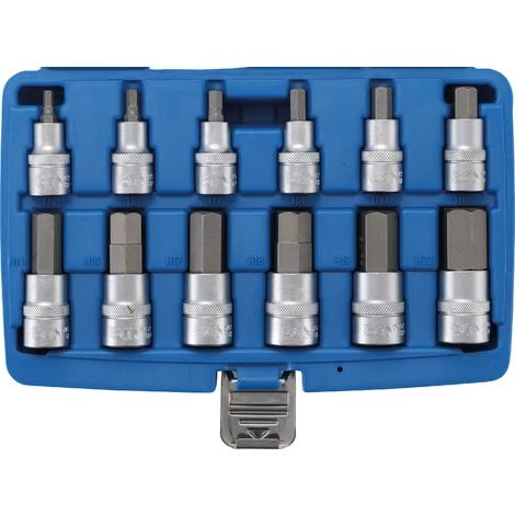 BGS Technic Bit-Einsatz-Satz | Antrieb Innenvierkant 12,5 Mm (1/2") | Innensechskant 5 - 22 Mm | 12-tlg. 3 BGS Technic Bit-Einsatz-Satz | Antrieb Innenvierkant 12,5 Mm (1/2") | Innensechskant 5 - 22 Mm | 12-tlg.