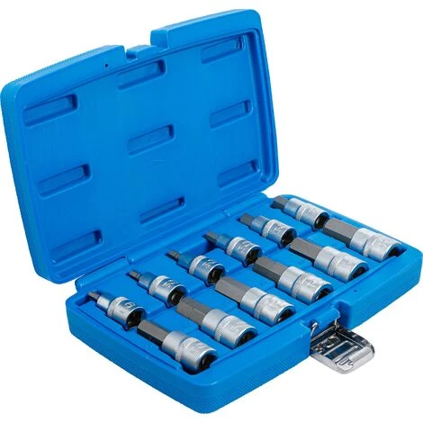 BGS Technic Bit-Einsatz-Satz | Antrieb Innenvierkant 12,5 Mm (1/2") | Innensechskant 5 - 22 Mm | 12-tlg. 4 BGS Technic Bit-Einsatz-Satz | Antrieb Innenvierkant 12,5 Mm (1/2") | Innensechskant 5 - 22 Mm | 12-tlg. – Bild 2