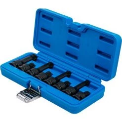 BGS Technic Kraft-Bit-Einsatz-Satz | Antrieb Innenvierkant 12,5 Mm (1/2") | Innenvielzahn (für XZN) M12 - M18 | 8-tlg. -Schlüssel Shop 32881233 3