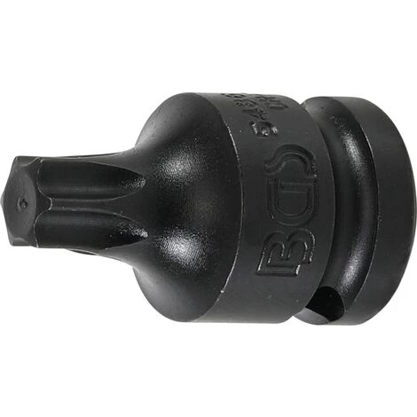 BGS Technic Kraft-Bit-Einsatz | Antrieb Innenvierkant 12,5 Mm (1/2") | T-Profil (für Torx) T55 3 BGS Technic Kraft-Bit-Einsatz | Antrieb Innenvierkant 12,5 Mm (1/2") | T-Profil (für Torx) T55