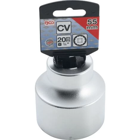 BGS Technic Steckschlüssel-Einsatz Zwölfkant | Antrieb Innenvierkant 20 Mm (3/4") | SW 55 Mm 4 BGS Technic Steckschlüssel-Einsatz Zwölfkant | Antrieb Innenvierkant 20 Mm (3/4") | SW 55 Mm – Bild 2