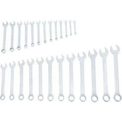 BGS Technic Maul-Ringschlüssel-Satz | Zollgrößen | SW 1/4" - 1.1/4" | 25-tlg. -Schlüssel Shop 32883413 3