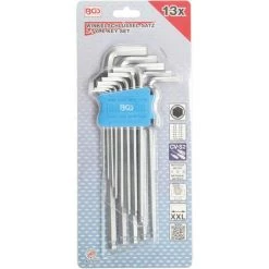 BGS Technic Winkelschlüssel-Satz | Extra Lang | Innensechskant / Innensechskant Mit Kugelkopf 1,5 - 10 Mm | 13-tlg. -Schlüssel Shop 32883688 3
