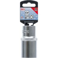 BGS Technic Steckschlüssel-Einsatz Sechskant, Tief | Antrieb Innenvierkant 12,5 Mm (1/2") | SW 30 Mm -Schlüssel Shop 32883976 3