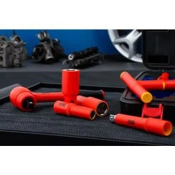 BGS Technic VDE-Steckschlüssel-Satz | Antrieb Innenvierkant 12,5 Mm (1/2") | SW 10 - 24 Mm | 11-tlg. -Schlüssel Shop 32887325 2