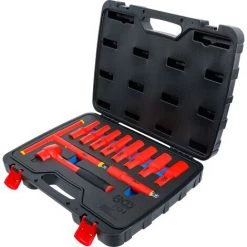 BGS Technic VDE-Steckschlüssel-Satz | Antrieb Innenvierkant 12,5 Mm (1/2") | SW 10 - 24 Mm | 11-tlg. -Schlüssel Shop 32887325 5