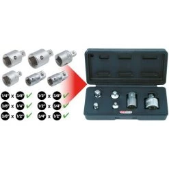 KSTOOLS® KS TOOLS Vergrößerungs- Und Reduzieradapter-Satz, 6-tlg 8 KSTOOLS® KS TOOLS Vergrößerungs- Und Reduzieradapter-Satz, 6-tlg -Schlüssel Shop 32957231 2