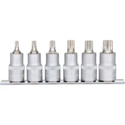 KSTOOLS® KS TOOLS 1/2" Bit-Stecknuss-Satz XZN, 6-tlg, M5-M14