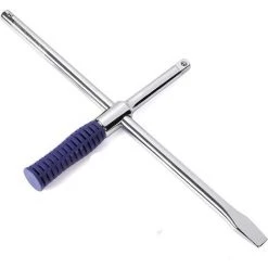 DONTODENT Kreuzschlüssel,Radschlüssel Mit 2 Stecknüssen (4 Größen) 17 Mm,19 Mm,21 Mm,22 Mm Für Die Montage Und Demontage Von Autoreifen