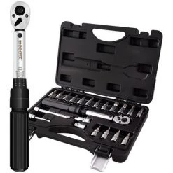 HAPPYSHOPPING 21-in-1-Drehmomentschlüssel-Bitset Fahrrad-Motorraderkennungs-Reparaturwerkzeug Hochpräzises Kombinationswerkzeug Mehrzweck-Hilfswerkzeug-Kit Home Haushaltsfahrrad-Fix