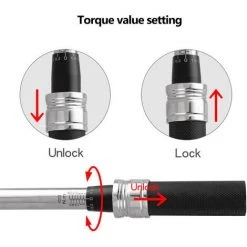 HAPPYSHOPPING 1/4 "DR 1-25Nm Mini Einstellbare Fahrrad Drehmomentschlüssel Set Fahrrad-Befestigungs-Tools Kit Ratsche Mechanische Drehmomentschlüssel Manuelle Schlüssel -Schlüssel Shop 34644132 5