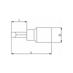 Bahco 1/4 Schraubendreher-Einsatz Für Schlitzschrauben 5,5 mm -Schlüssel Shop 35603064 3