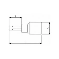 Bahco 3/8 Schraubendreher-Einsatz Für Schlitzschrauben, 6,5 mm, Einzelhandelsverpackung 9 Bahco 3/8 Schraubendreher-Einsatz Für Schlitzschrauben, 6,5 mm, Einzelhandelsverpackung -Schlüssel Shop 35604124 3