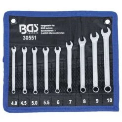 BGS TECHNIC Ring-Maulschlüssel-Satz - 4 Bis 10 Mm - 9 Stück - 30551