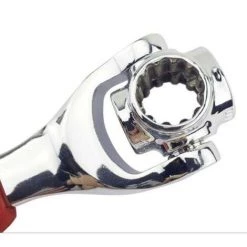 THSINDE Steckschlüssel Universal Autoreparatur Metrische Schraubenschlüssel 48 In 1 Keilschrauben Steckschlüssel 360 Grad Rotation Ratschenschlüssel Schwenkkopf (Rot) -Schlüssel Shop 36572835 4