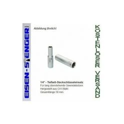 PROXXON 1/4" Tiefbett-Steckschlüsseleinsatz, 12 Mm No 23775