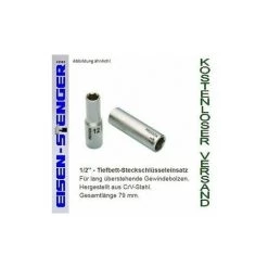 PROXXON 1/2' Tiefbett-Steckschlüsselsatz, 22 Mm No 23366