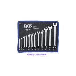 BGS TECHNIC Maul-Ringschlüssel-Satz | SW 6 - 22 Mm | 12-tlg.